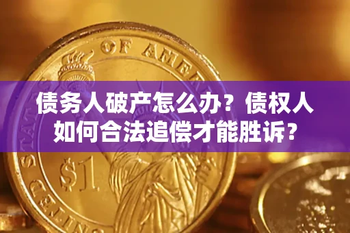 北京债务人破产怎么办？债权人如何合法追偿才能胜诉？