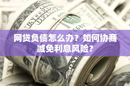 北京网贷负债怎么办？如何协商减免利息风险？