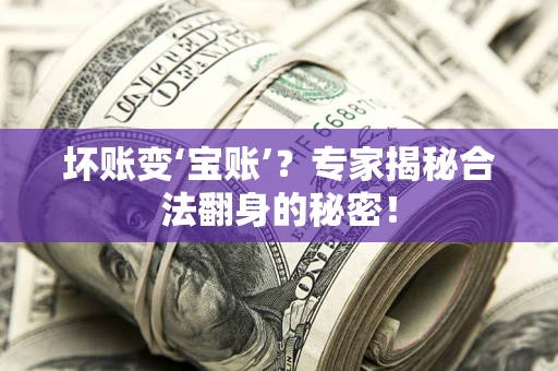 北京坏账变‘宝账’？专家揭秘合法翻身的秘密！