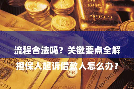 北京

担保人起诉借款人怎么办？流程合法吗？关键要点全解析